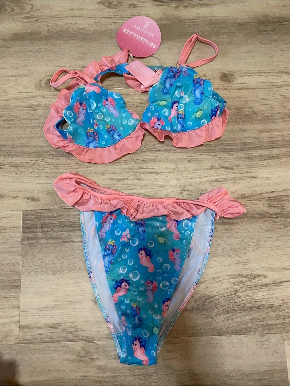 Dolls Kill x My Little Pony RARE aquatic soul mermaid sea ponies bikini- NWT